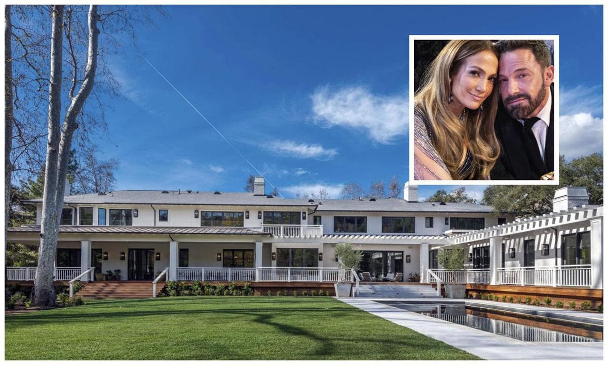 La nueva mansión de Jennifer Lopez y Ben Affleck en Los Ángeles