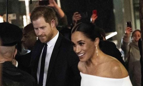 Meghan and Harry spotted on date night for first time since release of Spare