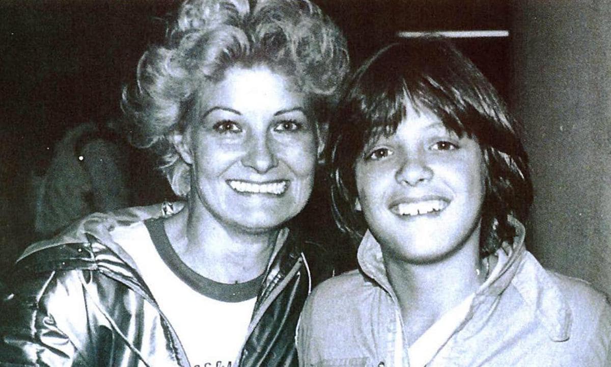 Luis Miguel with his mother