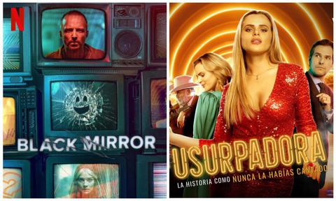 'Black Mirror' de Netflix y ‘La Usurpadora’ de ViX