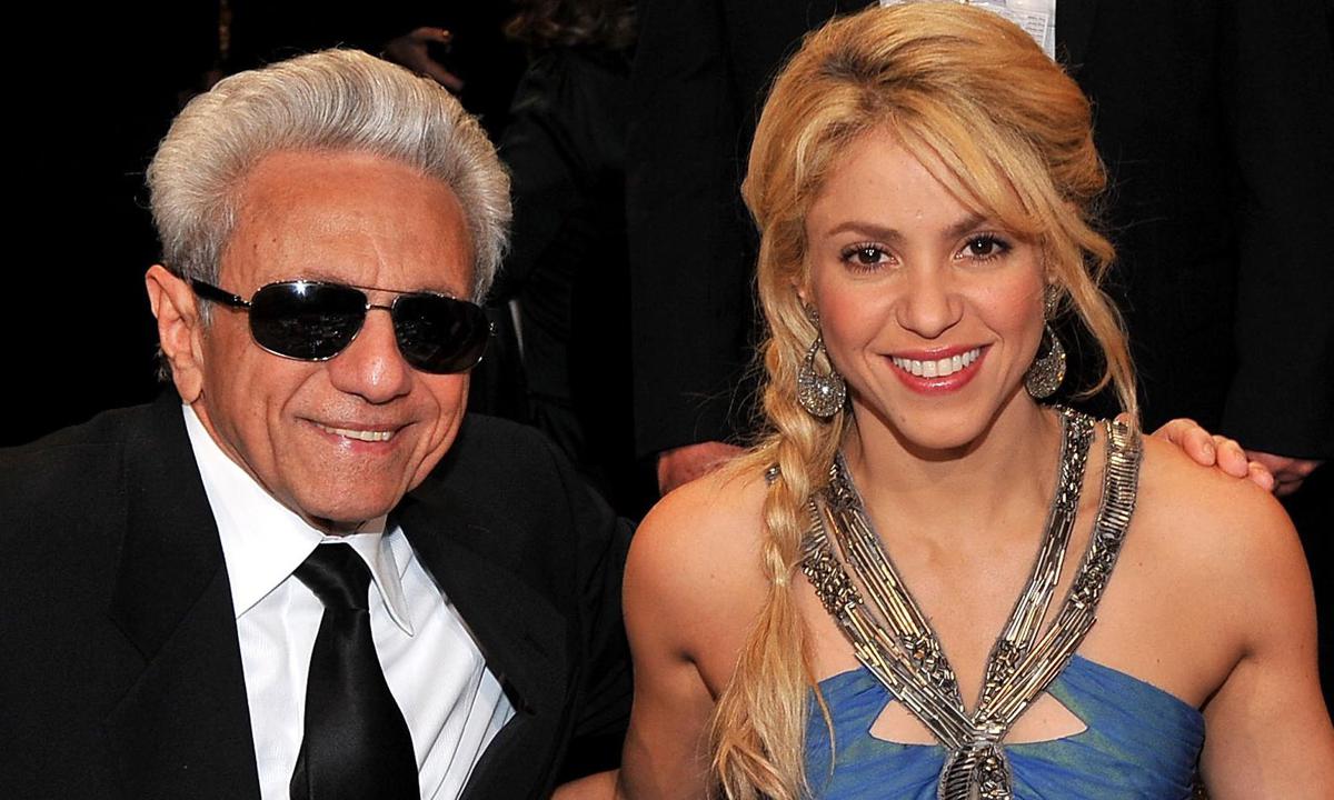 Shakira y su papá William Mebarak