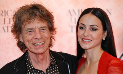Mick Jagger y Melanie Hamrick