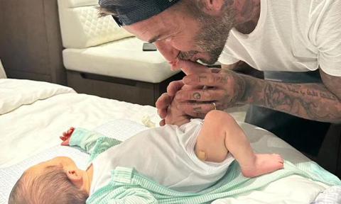 Marc Anthony shares a sweet photo of his baby with ‘uncle’ David Beckham