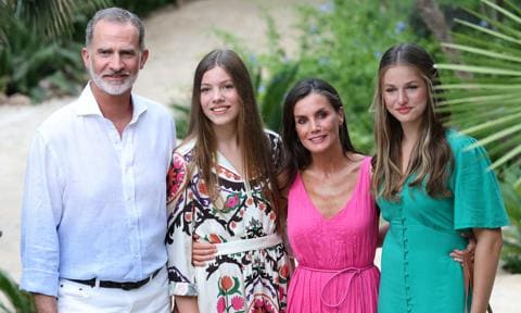 Queen Letizia and family arrive in Mallorca for summer holidays