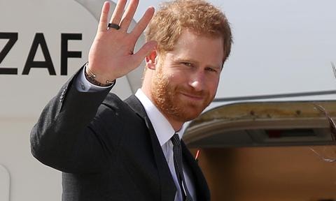 Prince Harry arrives in Tokyo with friend