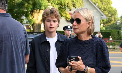 Gwyneth Paltrow and her son Moses