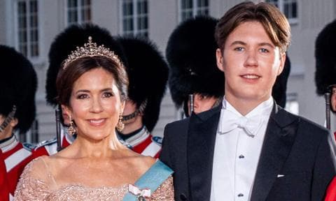Crown Princess Mary's son named godfather of baby Prince