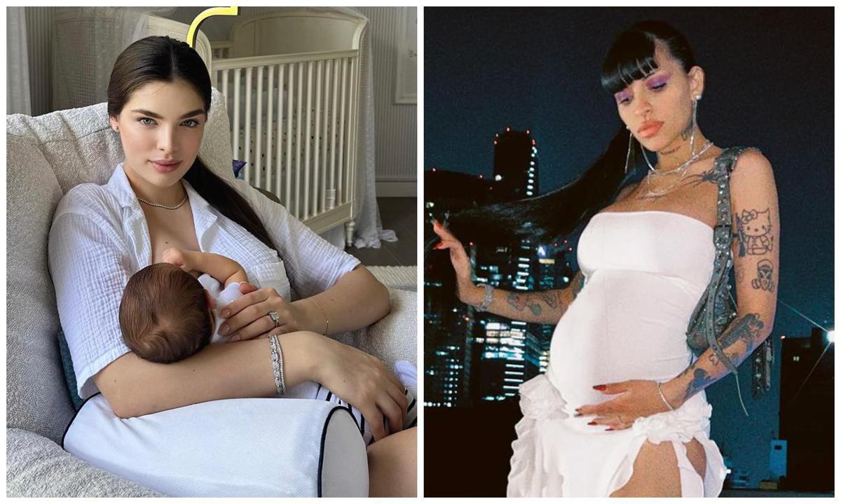 The Argentine rapper welcomed her first child with Christian Nodal on September 14th