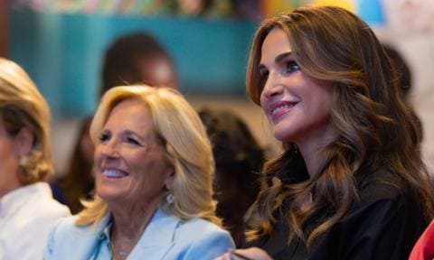 Queen Rania reunites with first lady in New York City