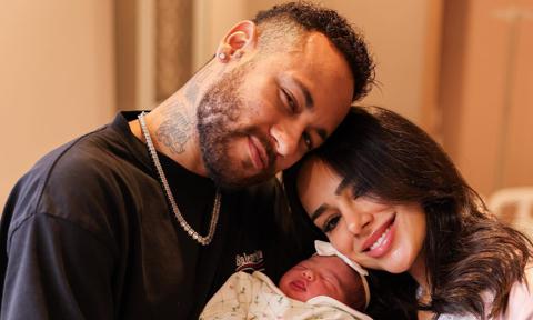 Neymar Jr, Bruna Biancardi y su bebé