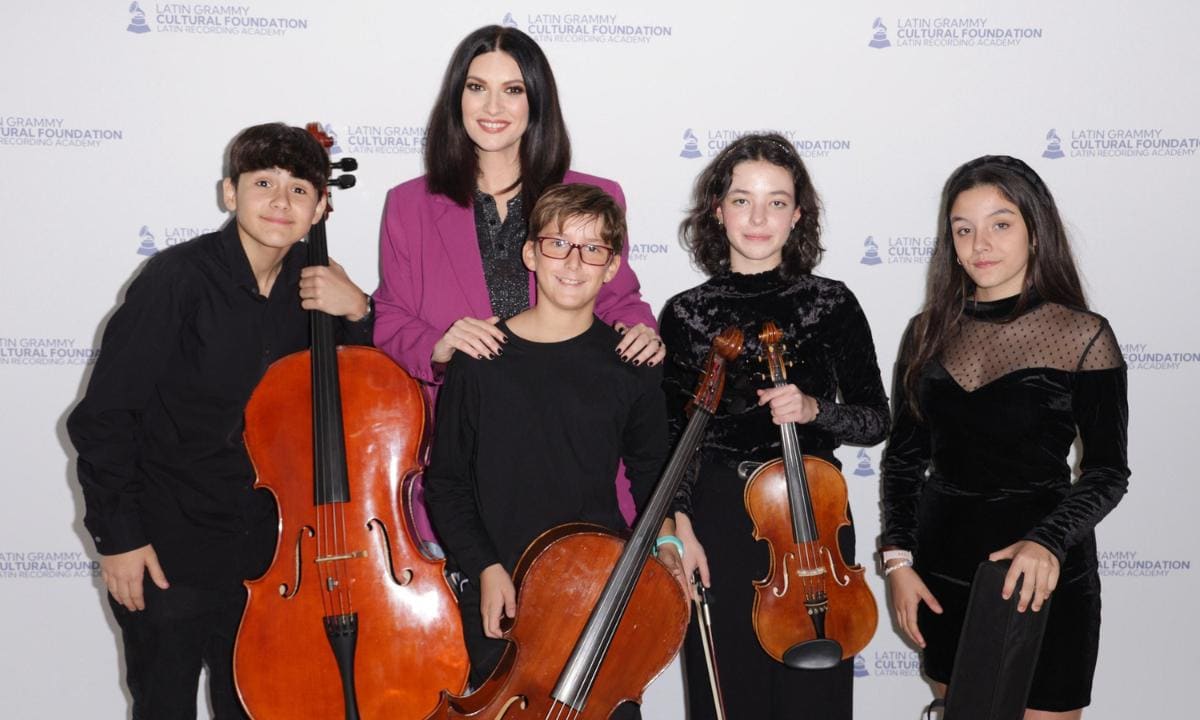 Laura Pausini and the Latin Grammy Cultural Foundation teamed up to inspire future generations of musicians