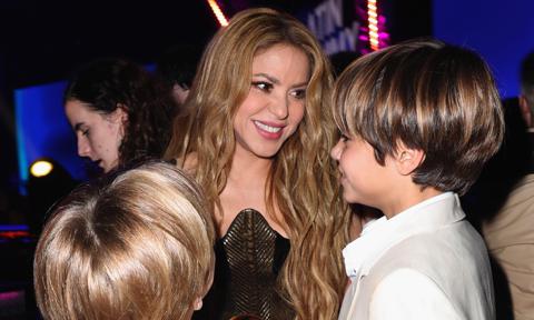Shakira y sus hijos
