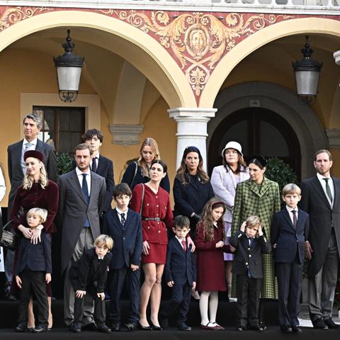 Princess Caroline’s grandchildren come together for Monaco’s National Day: Photos