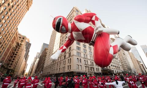Saban's Mighty Morphin Power Ranger Balloon at the 91st Annual Macy's Thanksgiving Parade