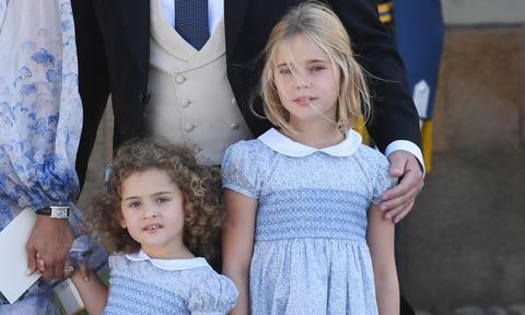 Sisters Princess Leonore and Princess Adrienne twin out in Florida