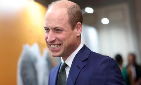 Prince William makes appearance at Christmas party