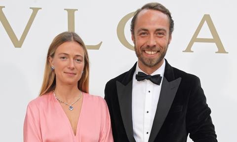James Middleton and wife Alizée have festive night out with newborn son