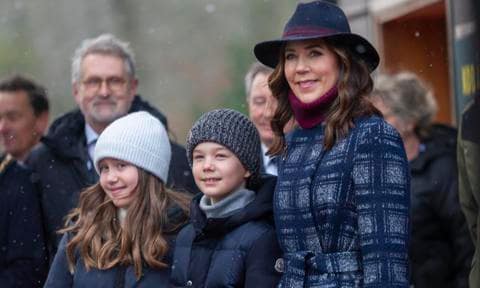 Crown Princess Mary heads to Australia with her twins