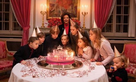 Royal’s adorable grandchildren surprise her ahead of birthday