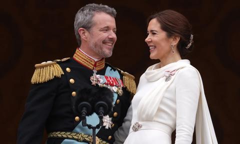 Frederik and Mary share sweet kiss after becoming King and Queen