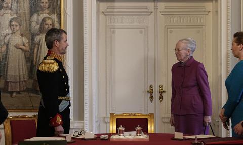 Queen Margrethe’s son Frederik takes the throne following historic abdication