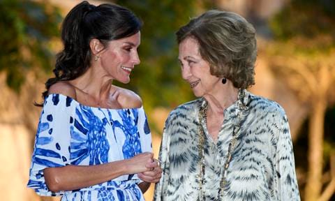Queen Letizia wears special necklace given to her by mother-in-law
