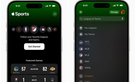 Apple Sports nueva app