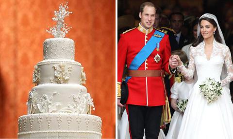 Pastel de bodas de Kate Middleton y el príncipe William, hecho por Fiona Cairns