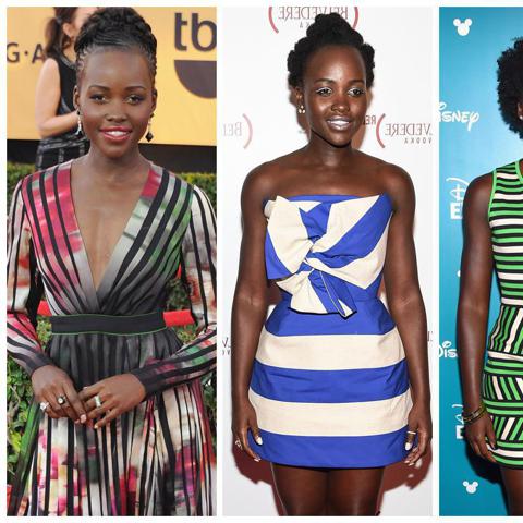 Lupita Nyong’o style guide: Her multiple ways to wear stripes