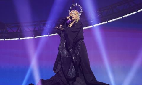 Madonna en su 'The Celebration Tour'.