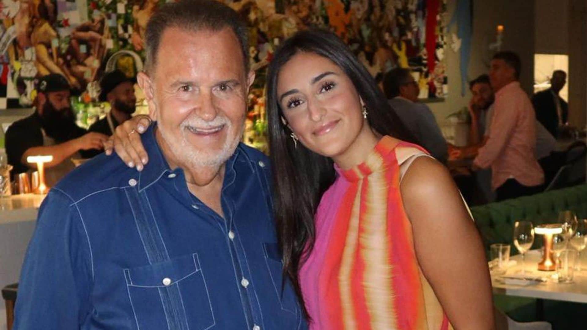 Raúl de Molina y su hija Mia