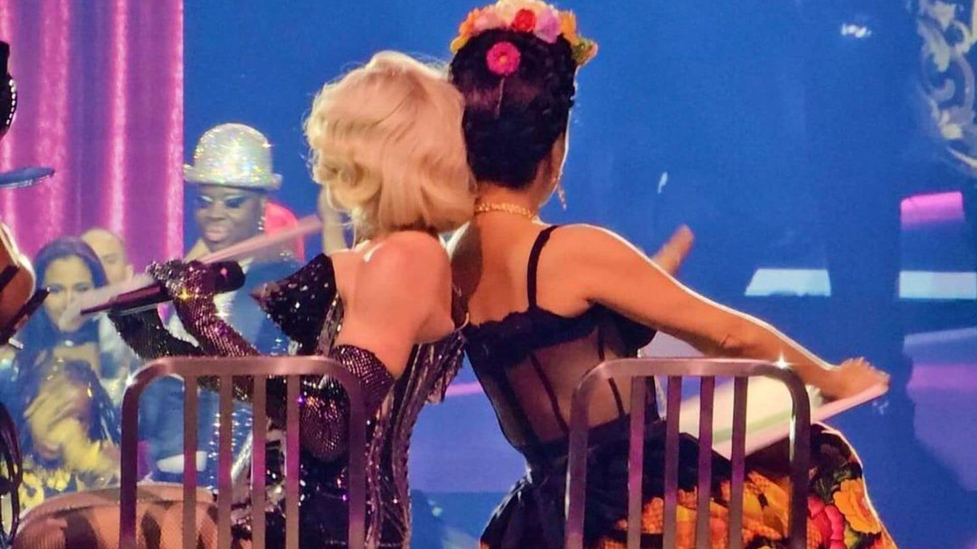 Salma Hayek y el emotivo mensaje para Madonna en su visita a México