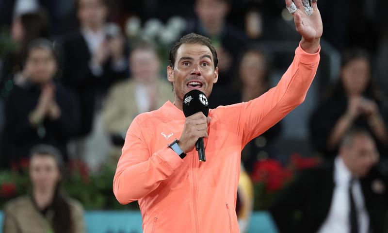 Rafa Nadal’s emotional goodbye at the Madrid Open