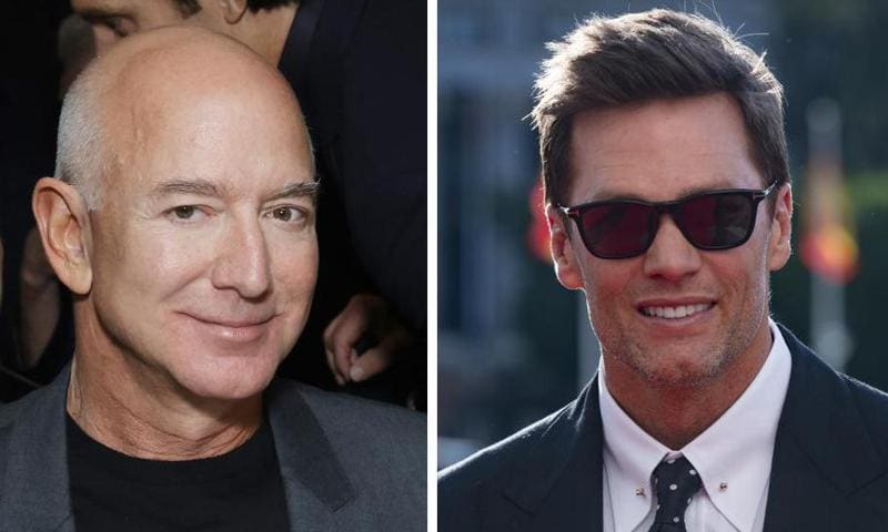 Tom Brady hangs out with Jeff Bezos in Miami ahead of his celebrity roast
