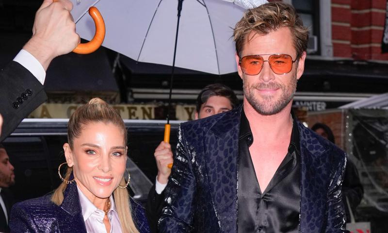 Elsa Pataky and Chris Hemsworth look cool and edgy at pre-Met gala dinner