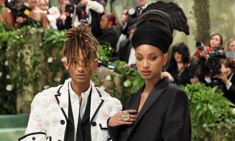 Willow and Jaden Smith attend the Met Gala in matching looks