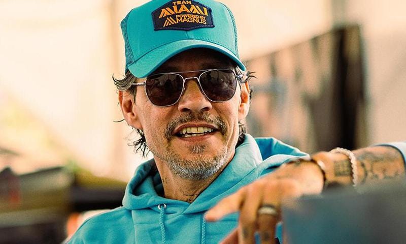 Marc Anthony enjoys Venice for the first time as he prepares for an important competition